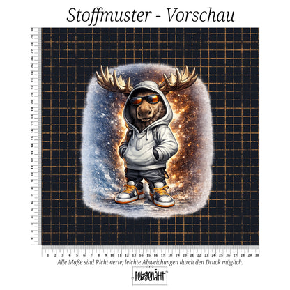 VORBESTELLUNG | WINTERWELT | PANEL LÄSSIGER ELCH NACHTGITTER
