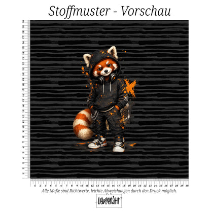 VORBESTELLUNG | HERBSTZEIT | ROTER PANDA - GRAPHITSTREIFEN