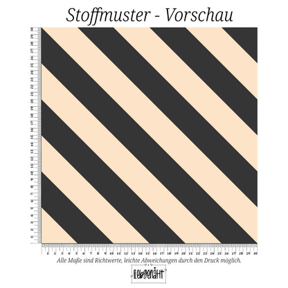 VORBESTELLUNG | HERBSTZEIT | DIAGONALSTREIFEN - CREME