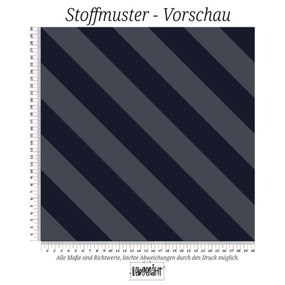 VORBESTELLUNG | HERBSTZEIT | DIAGONALSTREIFEN - NACHTBLAU