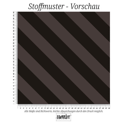 VORBESTELLUNG | HERBSTZEIT | DIAGONALSTREIFEN - GRAPHITBRAUN