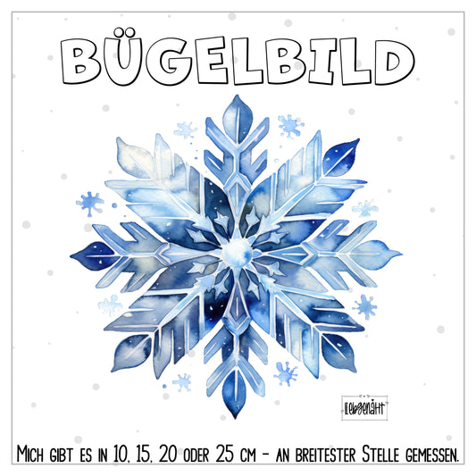 VORBESTELLUNG | BÜGELBILD | SCHNEEFLOCKE 4
