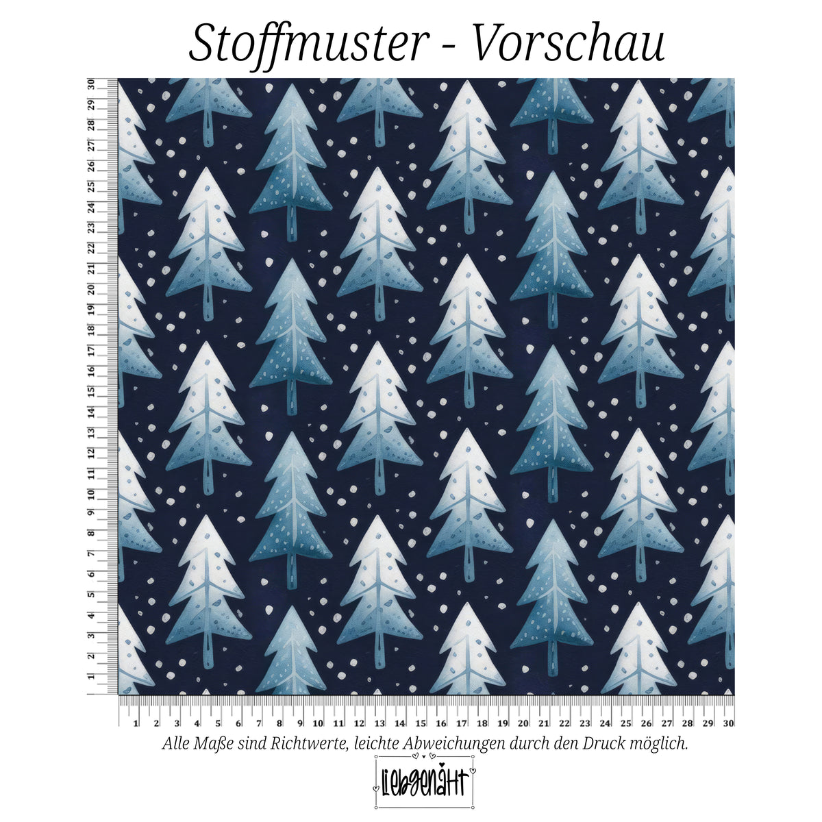 VORBESTELLUNG | WINTERHARMONIE | TANNENZAUBER NACHTBLAU