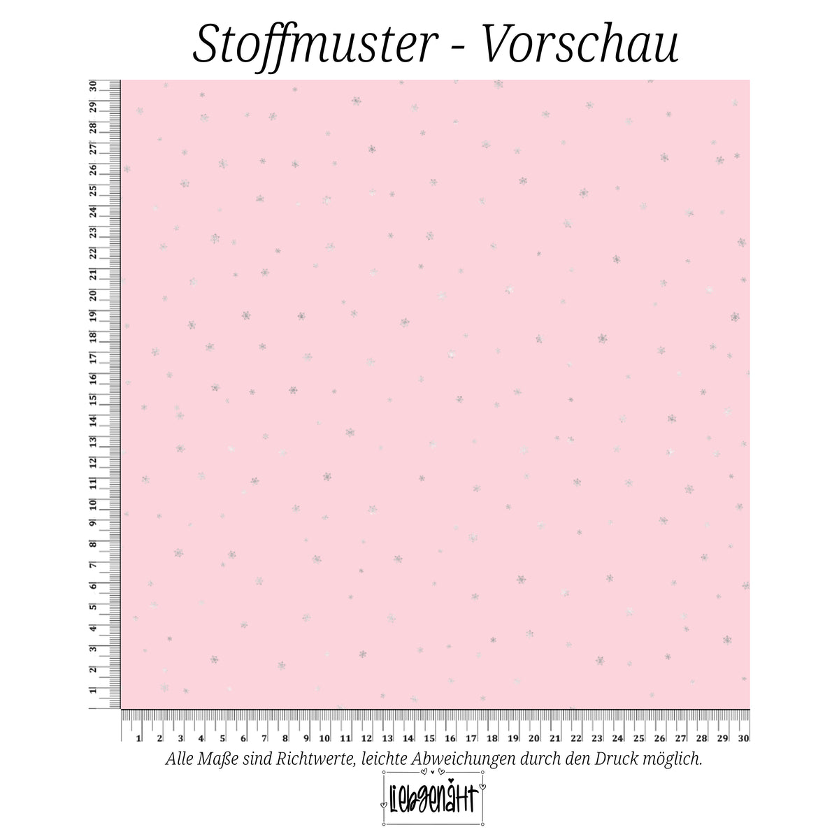 VORBESTELLUNG | WINTERHARMONIE | MINI SCHNEEFLOCKEN ROSA