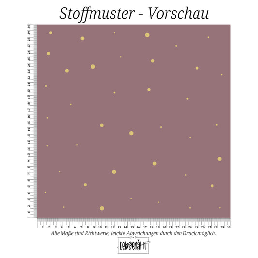 VORBESTELLUNG | WINTERHARMONIE | PÜNKTCHEN MAUVE-GOLD
