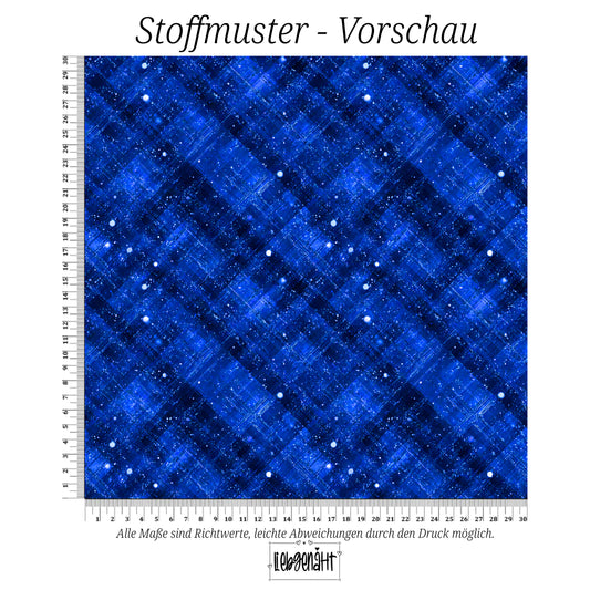 VORBESTELLUNG | WINTERHARMONIE | KARO ROYALBLAU GLITZER