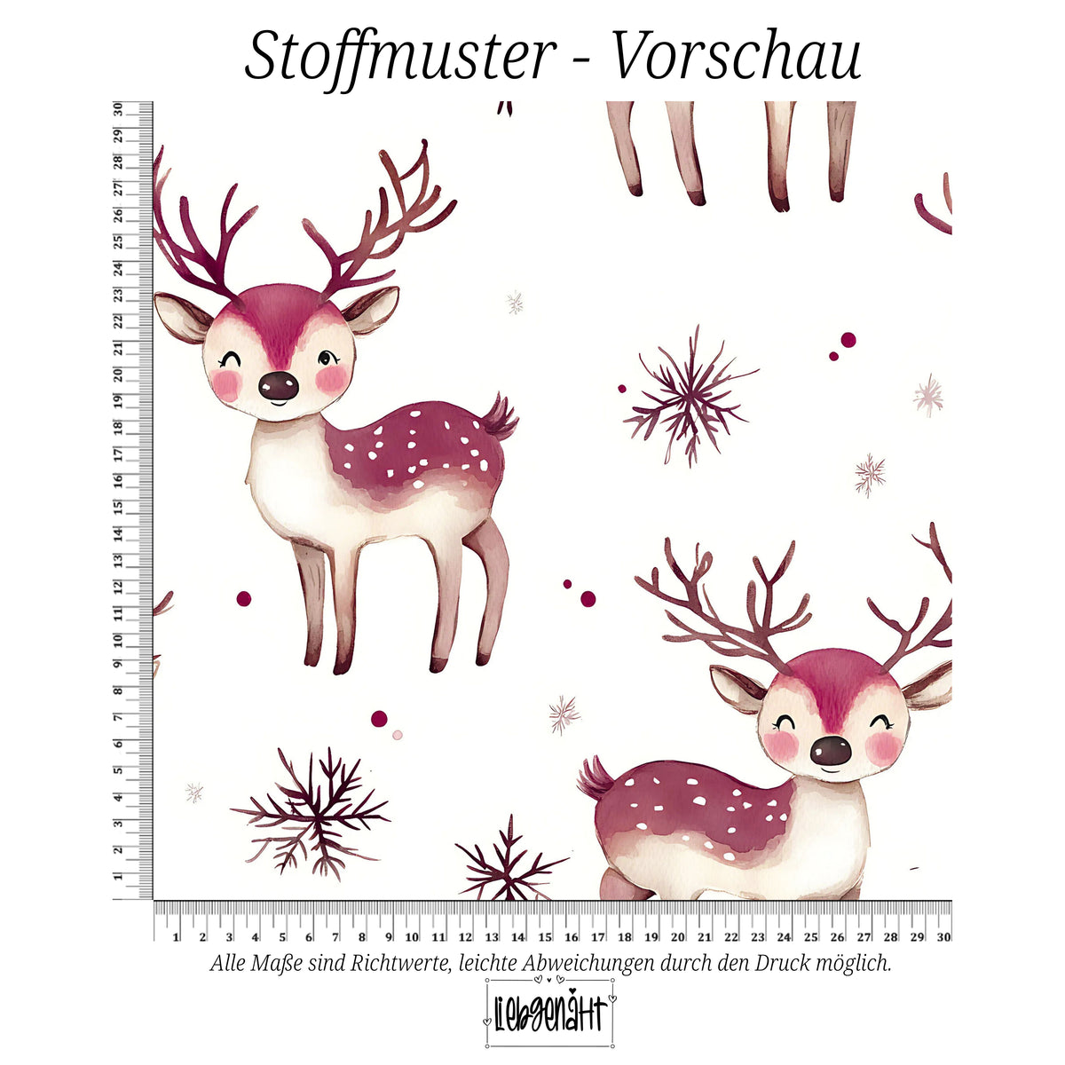 VORBESTELLUNG | WINTERZEIT | ROSIGE RENTIERFREUDE