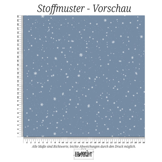 VORBESTELLUNG | WINTERTIERE | KOMBI SCHNEEFLOCKEN EISBLAU