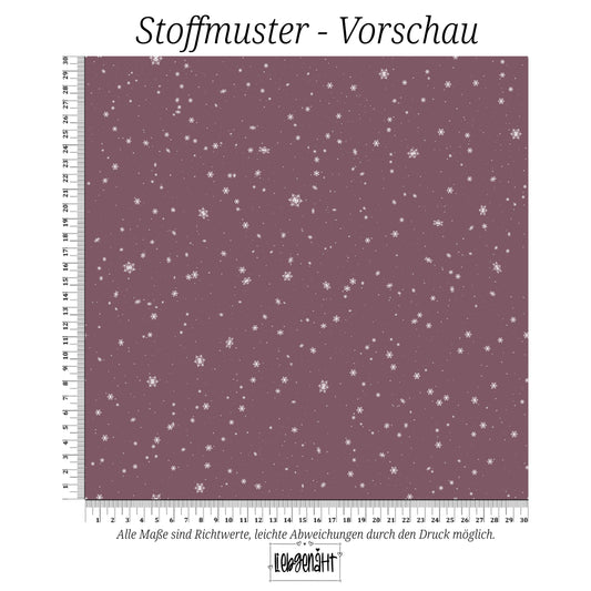 VORBESTELLUNG | WINTERTIERE | KOMBI SCHNEEFLOCKEN MAUVE