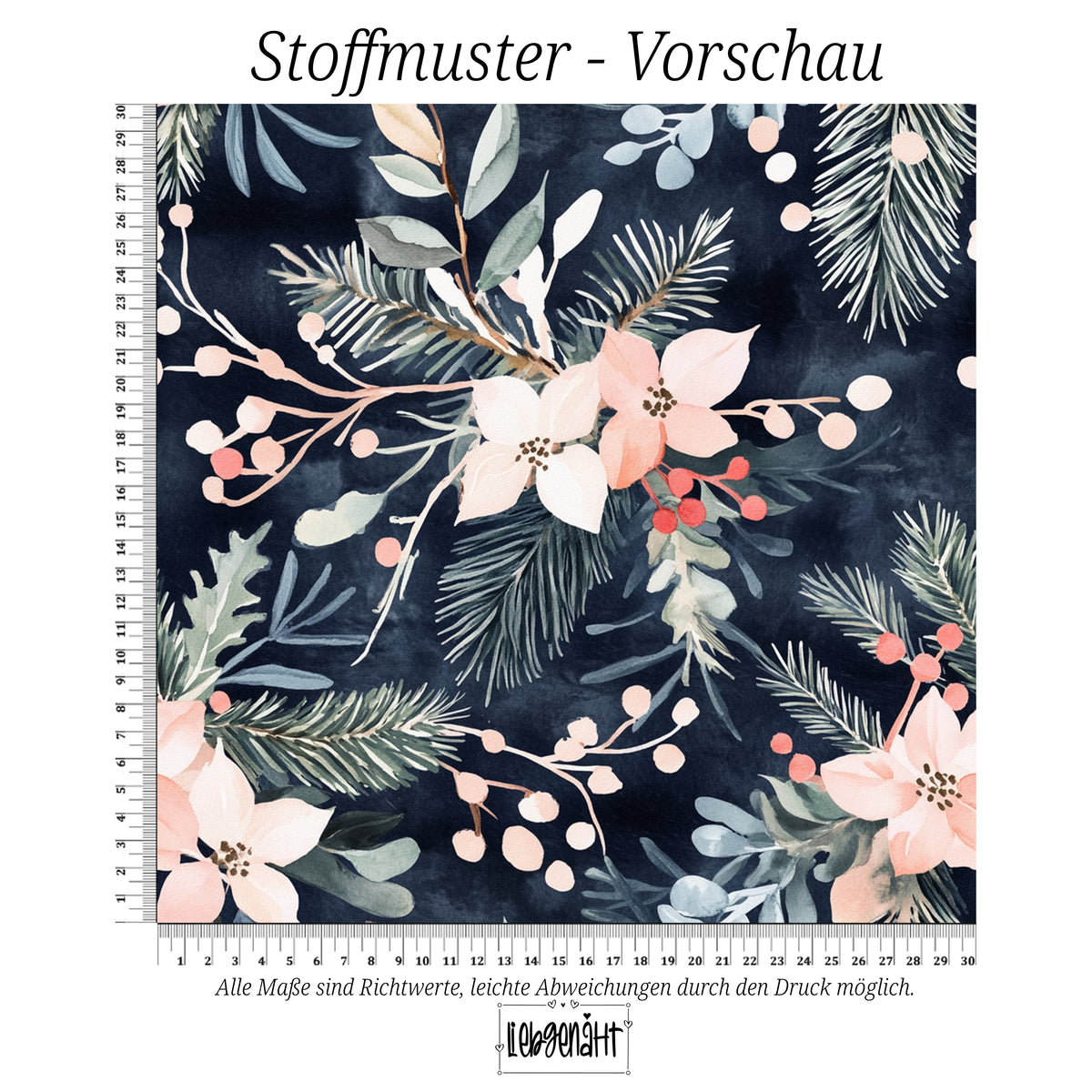 VORBESTELLUNG | WINTERTIERE | WINTERZWEIGE NACHTBLAU