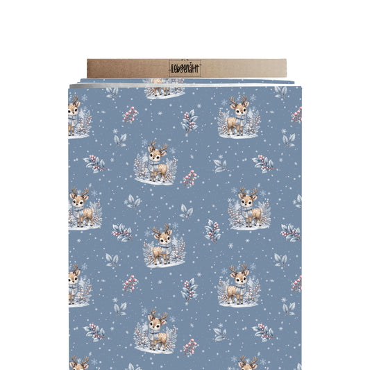 VORBESTELLUNG | WINTERTIERE | ALLOVER REH EISBLAU