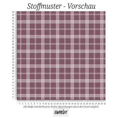 VORBESTELLUNG | WINTERWELT | KOMBI KARO MAUVE