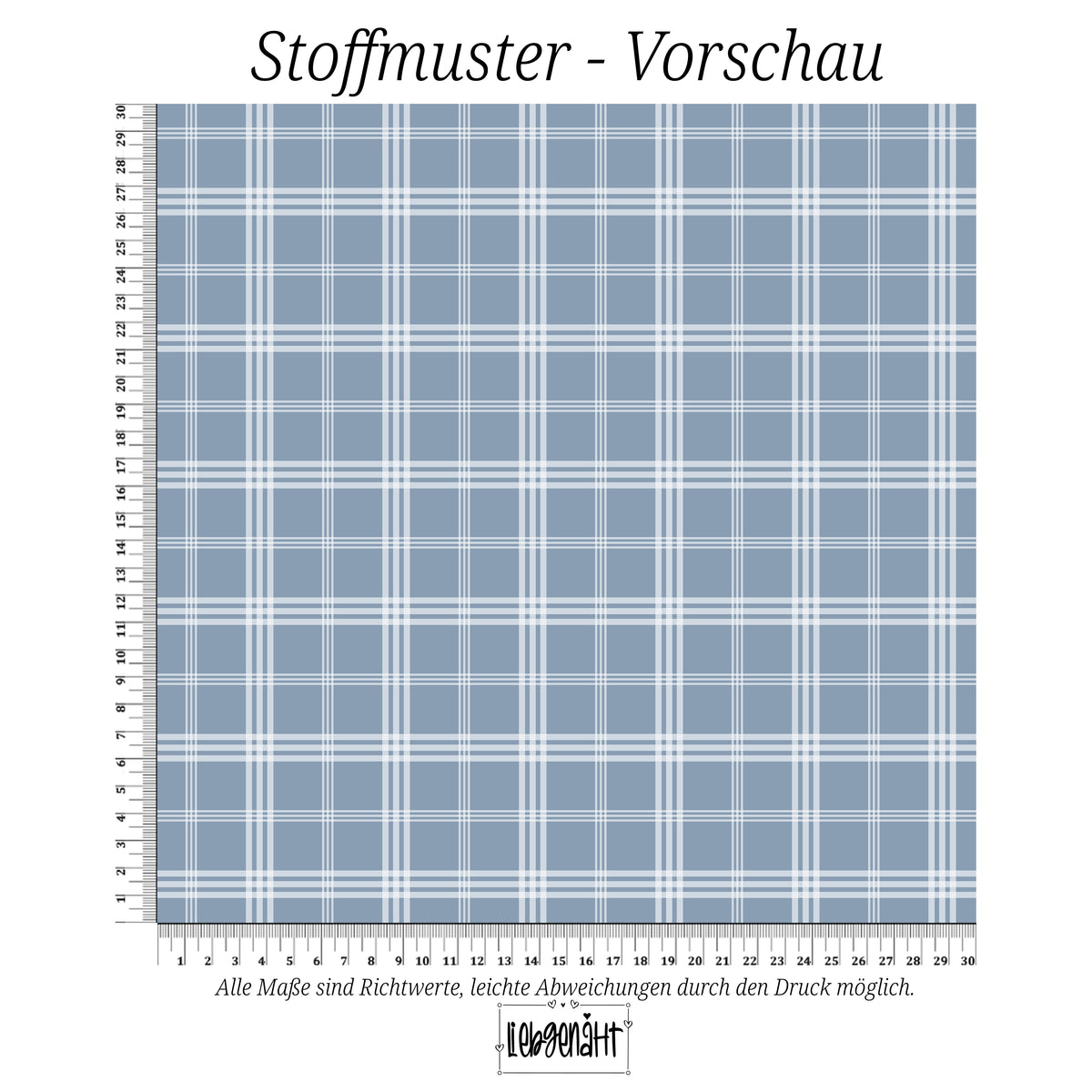 VORBESTELLUNG | WINTERWELT | KOMBI KARO EISBLAU