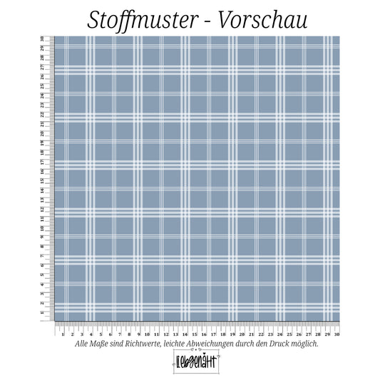 VORBESTELLUNG | WINTERWELT | KOMBI KARO EISBLAU