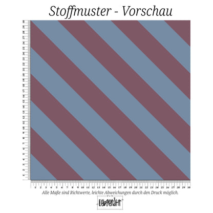 VORBESTELLUNG | WINTERWELT | KOMBI STREIFEN EISBLAU-MAUVE