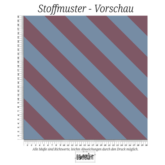 VORBESTELLUNG | WINTERWELT | KOMBI STREIFEN EISBLAU-MAUVE