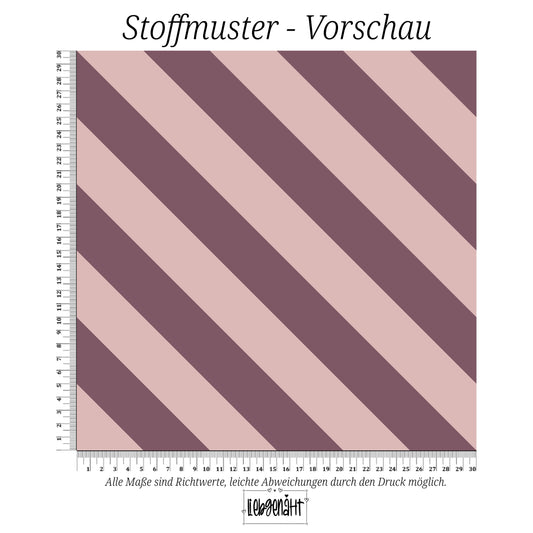VORBESTELLUNG | WINTERWELT | KOMBI STREIFEN MAUVE-ROSÉ