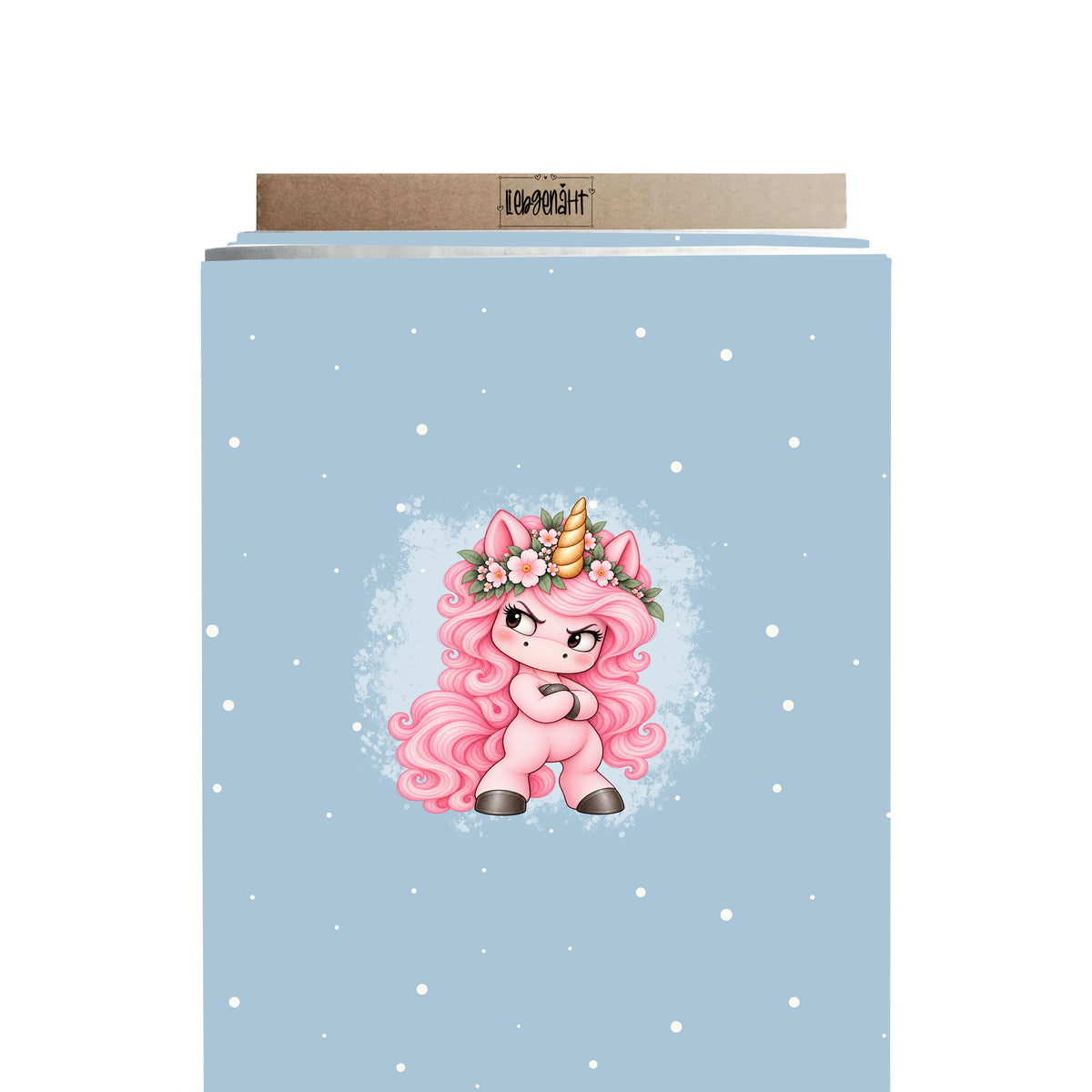 VORBESTELLUNG | FABELGETÜMMEL | PANEL | EINHORN ROSA | SCHMOLLEND | PUNKTE BLAU