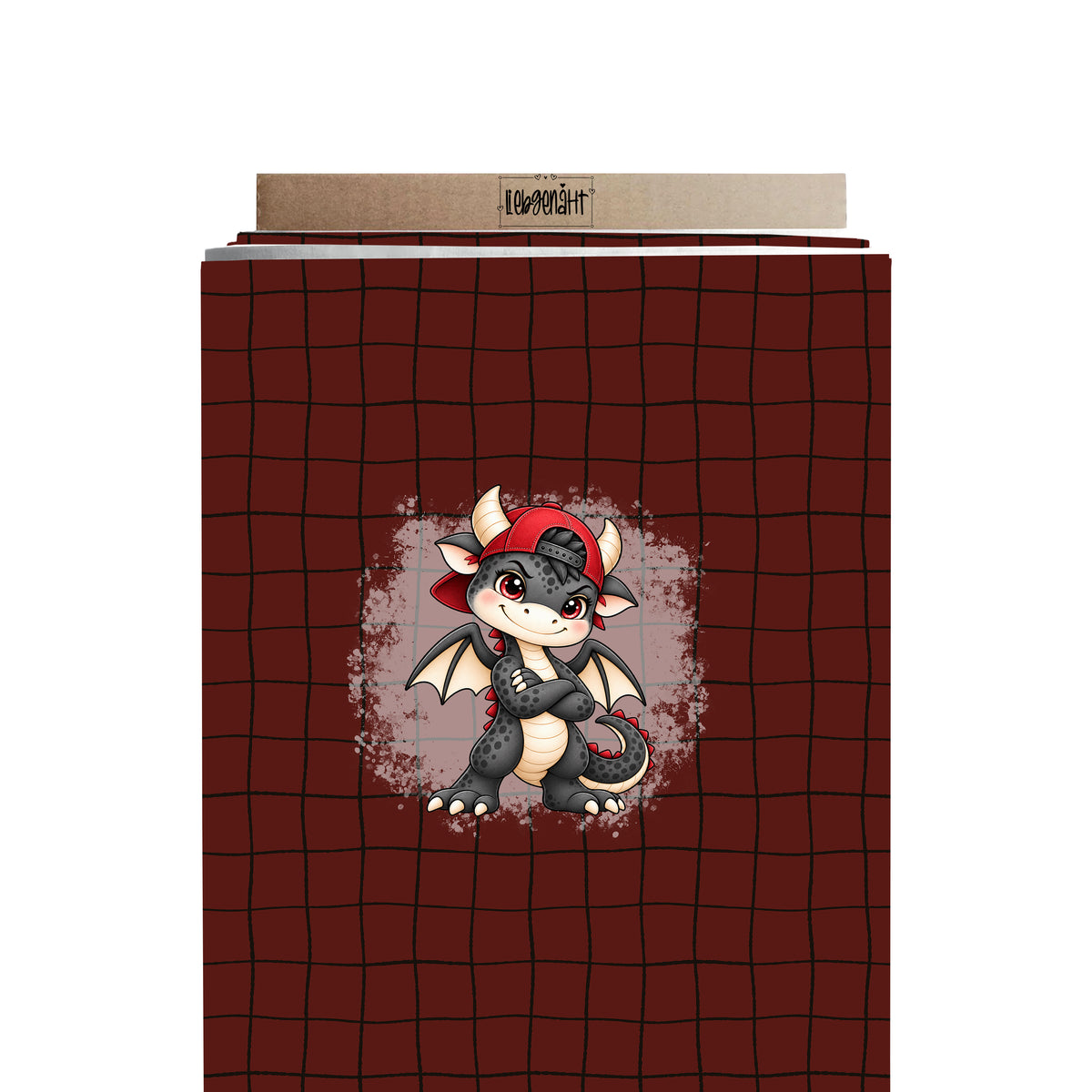 VORBESTELLUNG | FABELGETÜMMEL | PANEL | COOLER DRACHE | STEHEND | GRID BORDEAUX