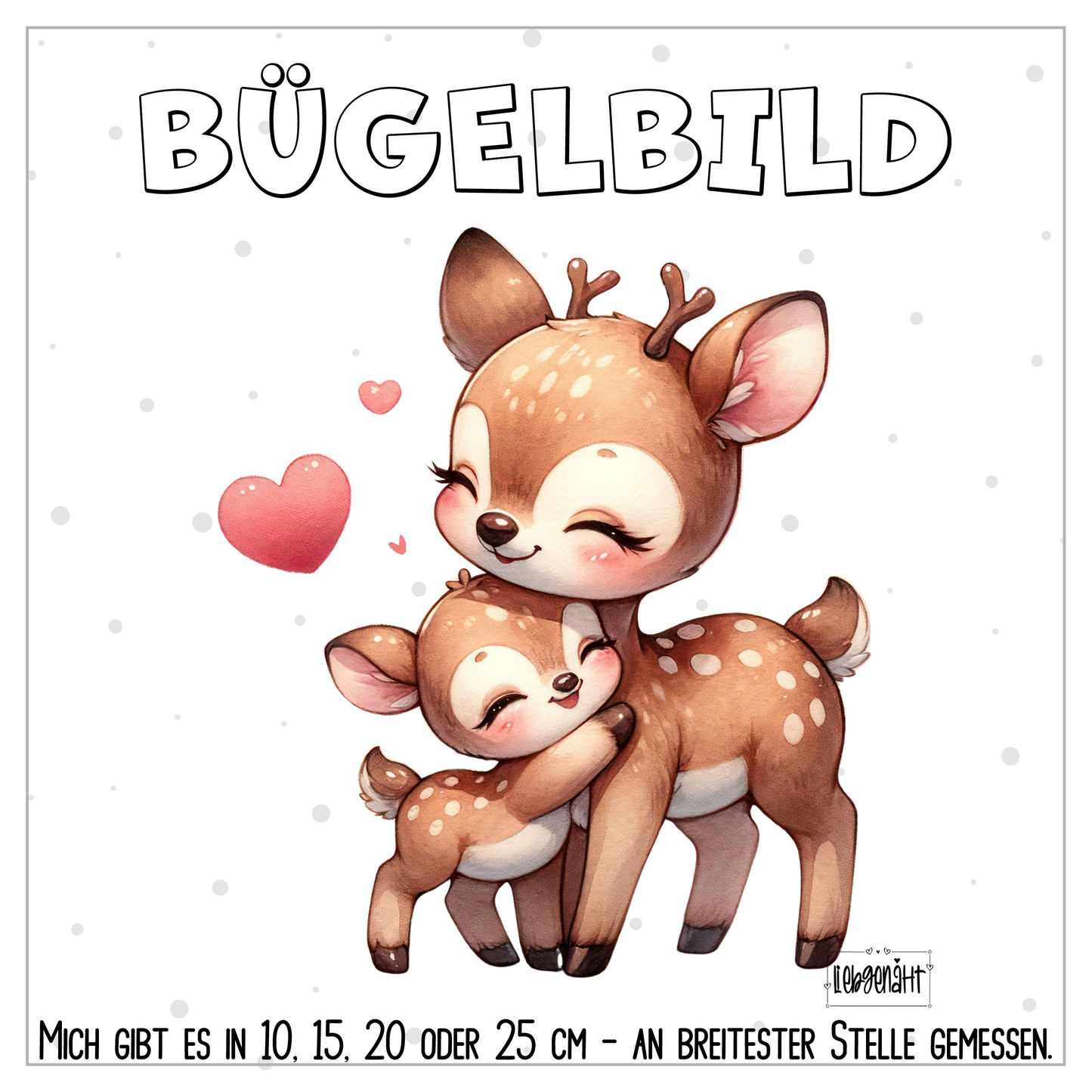 VORBESTELLUNG | BÜGELBILD | LIEBLINGSTIER 5