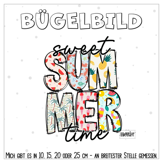VORBESTELLUNG | BÜGELBILD | SWEET SUMMER TIME