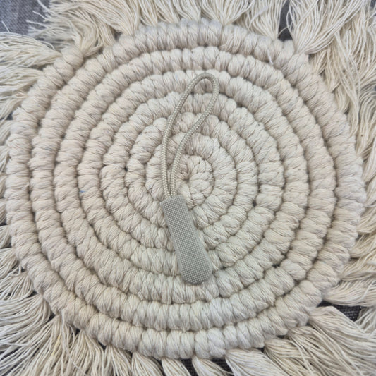 ZIPPER ANHÄNGER | Beige