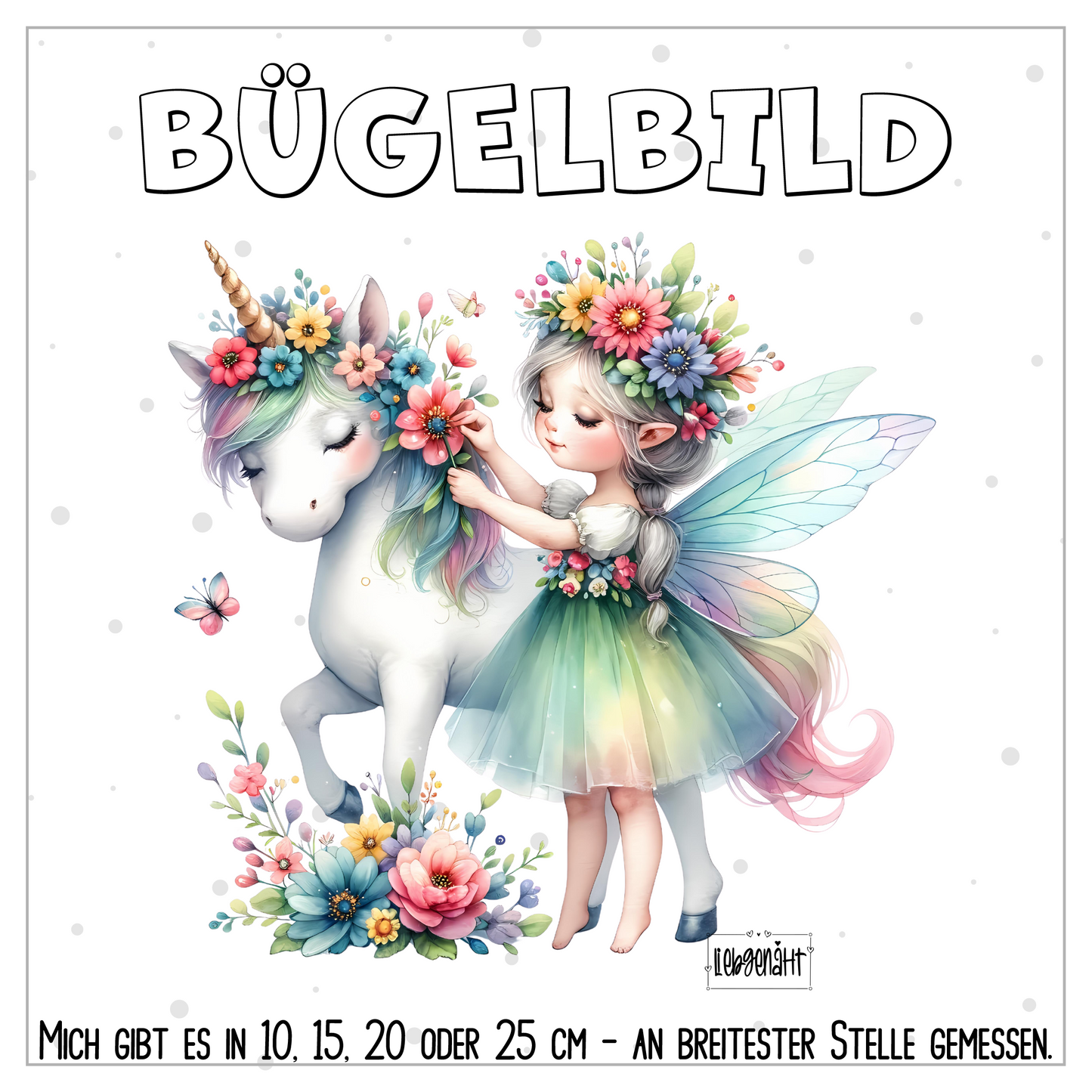 VORBESTELLUNG | BÜGELBILD | EINHORN & FEE 3
