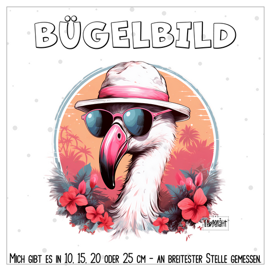 VORBESTELLUNG | BÜGELBILD | COOLER FLAMINGO 2