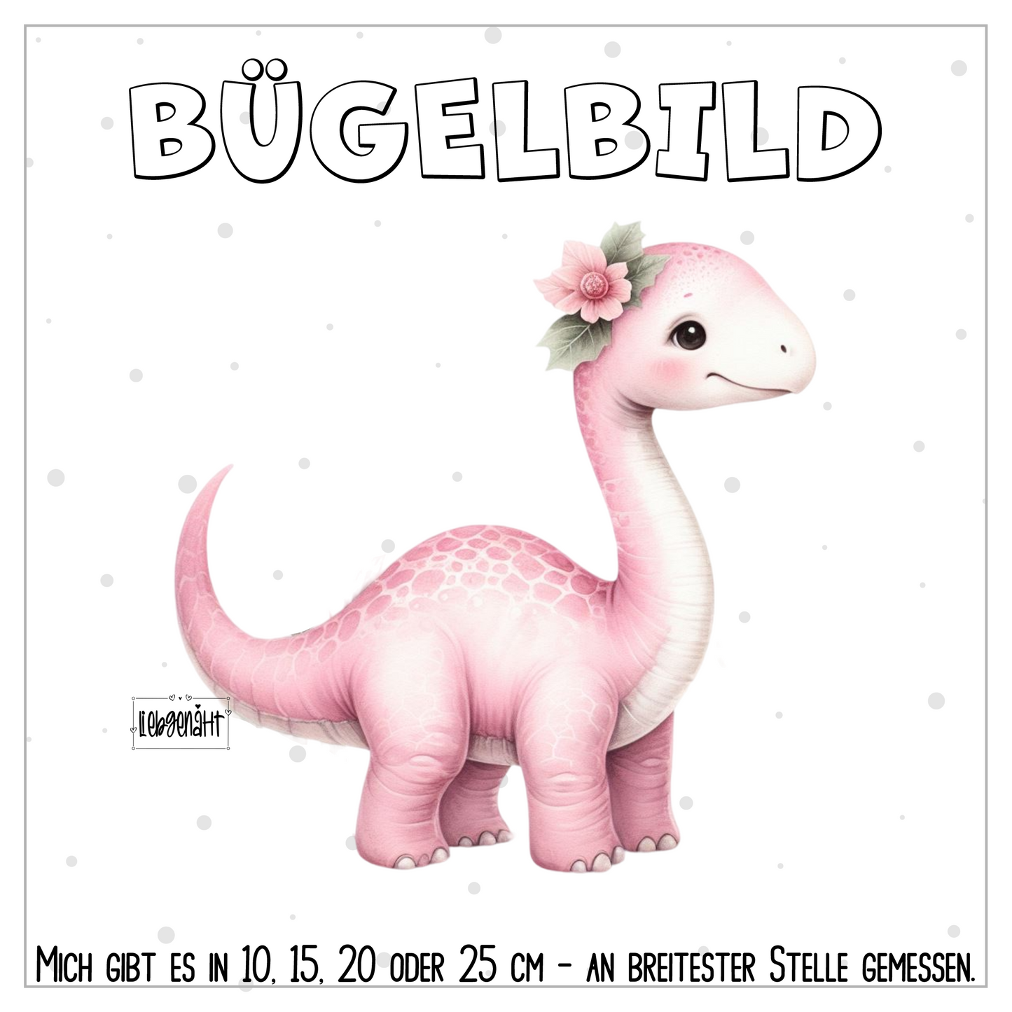VORBESTELLUNG | BÜGELBILD | SÜßER DINO 5