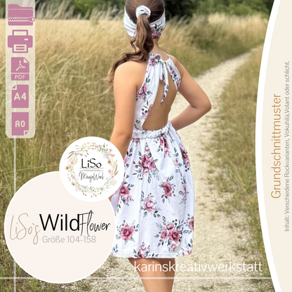 E-BOOK Dress | LiSo`s WildFlower | 104-158
