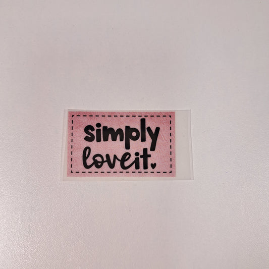 VORBESTELLUNG! Label simply love it