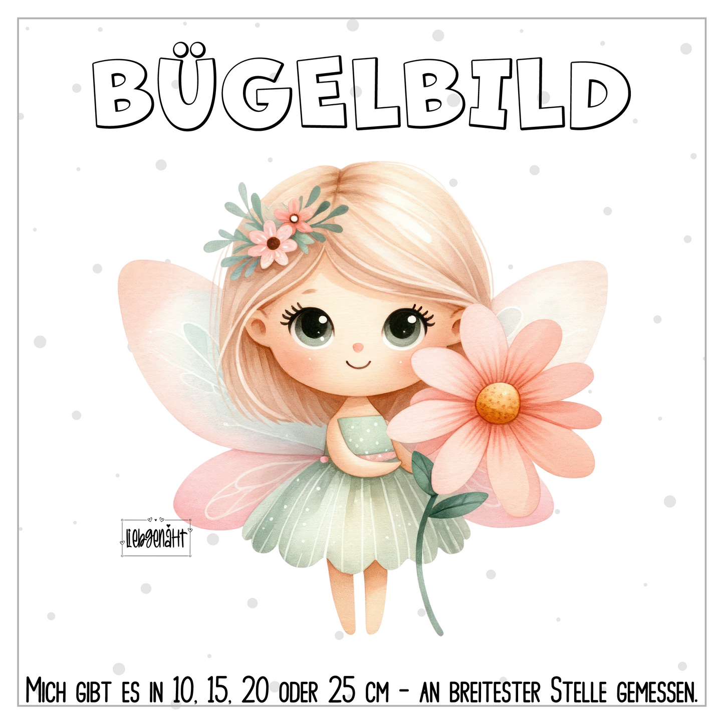 VORBESTELLUNG | BÜGELBILD | SÜßE FEE 5