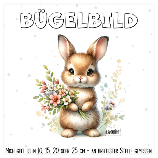 VORBESTELLUNG | BÜGELBILD | SÜßER HASE 2