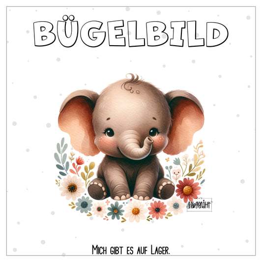 GLITZER! Elefant - 15 cm