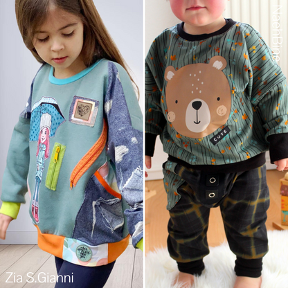 E-BOOK Drop Shoulder Sweater | LiSo`s CozySnuggle | Gr. 80-164