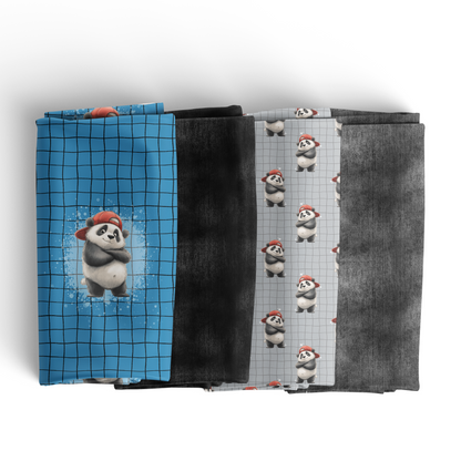 VORBESTELLUNG | PANDA | ALLOVER GRAU
