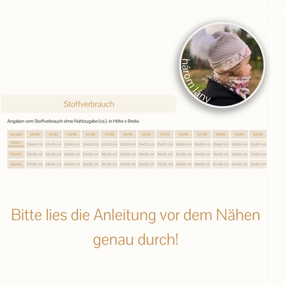 E-BOOK MÜTZENSET | LiSo`s Brainwarmer | KG 39 bis 64