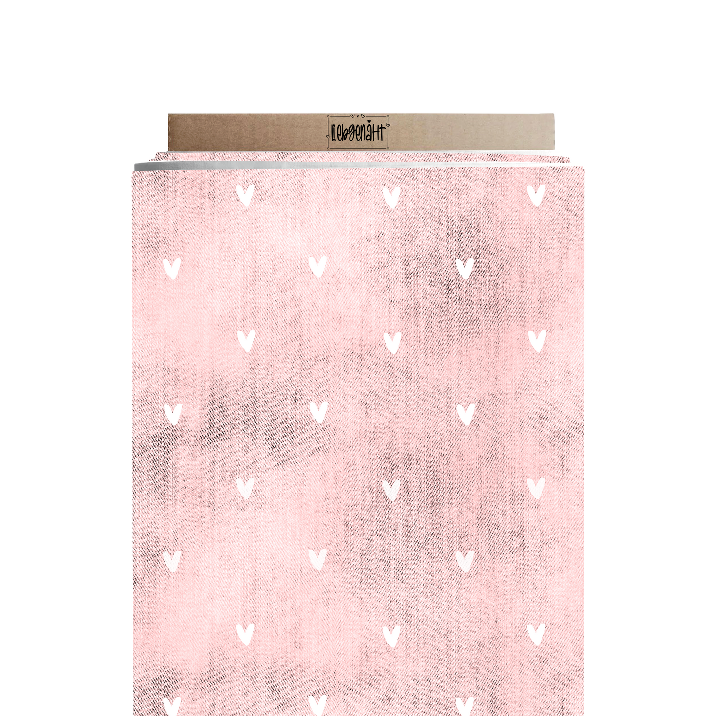 VORBESTELLUNG | DENIM | ROSA | HERZEN WEIß | PANDA SERIE