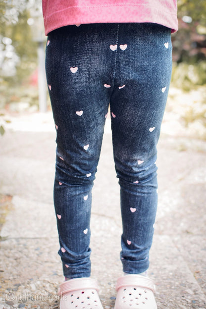 VORBESTELLUNG | DENIM | ANTHRAZIT | ROSA HERZEN
