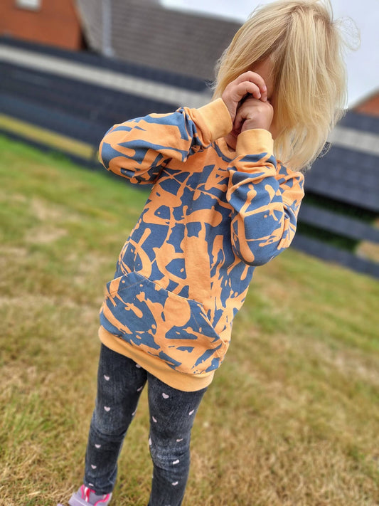 VORBESTELLUNG | GRAFITTI DUNKELBLAU ORANGE | FUCHS SERIE
