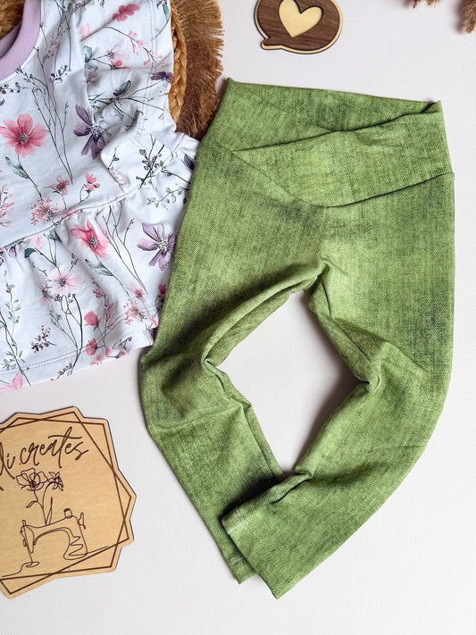 VORBESTELLUNG | DENIM GRASGRÜN | IGEL SERIE