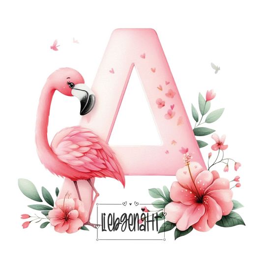 VORBESTELLUNG! - NORMAL - Alphabet Flamingo