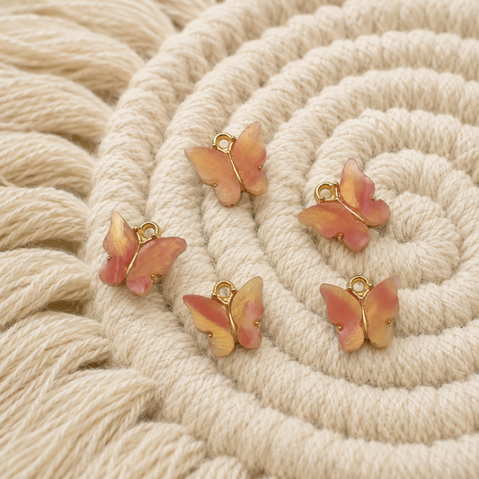 Schmetterling, Roségold