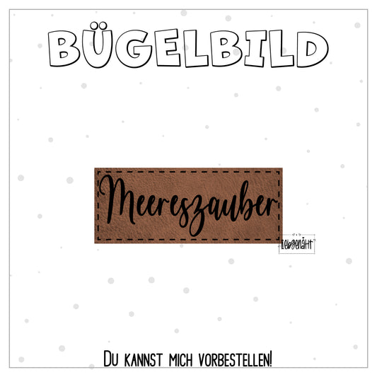 VORBESTELLUNG! Bügellabel Meereszauber