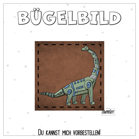 VORBESTELLUNG! Bügellabel - Katzengold - DinoTech