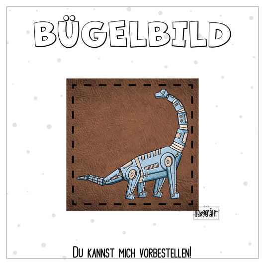 VORBESTELLUNG! Bügellabel - Katzengold - DinoTech