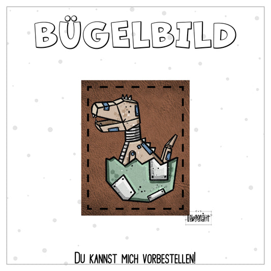 VORBESTELLUNG! Bügellabel - Katzengold - DinoTech