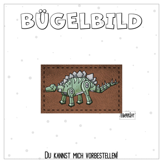 VORBESTELLUNG! Bügellabel - Katzengold - DinoTech