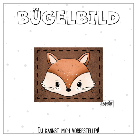 VORBESTELLUNG! Bügellabel - Katzengold - Fuchs