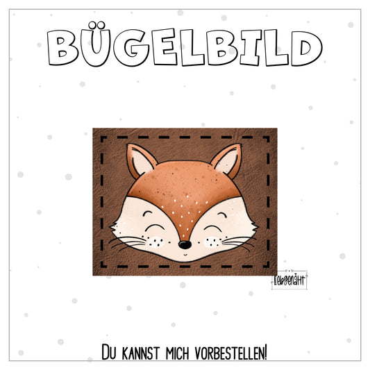 VORBESTELLUNG! Bügellabel - Katzengold - Fuchs